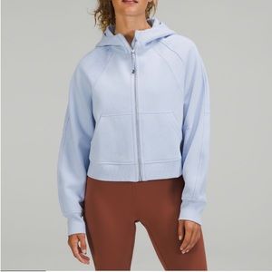 NWT Lululemon Scuba Oversized Full Zip in Blue Linen M/L - brand new
